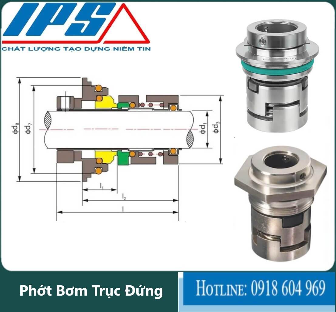 Phớt bơm trục đứng -17(1)